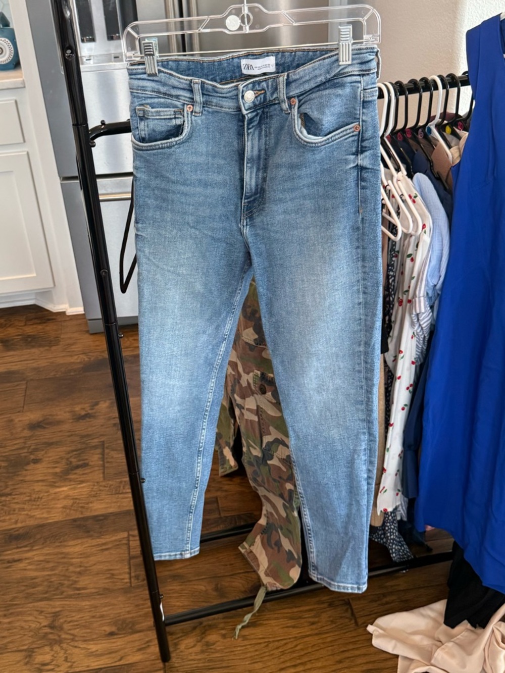 Zara Blue Skinny Jeans